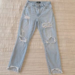 Abercrombie & Fitch Simone High Rise Ankle Jeans